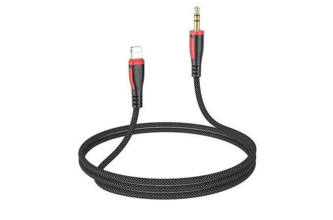 Кабель аудио BOROFONE BL14 (штекер Lightning - штекер AUX) Digital audio conversion cable (белый)