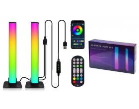 Светильник настольный Огонек OG-LDP18 RGB (2*25см, USB)