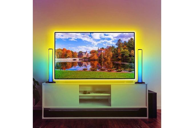 Светильник настольный Огонек OG-LDP18 RGB (2*25см, USB)