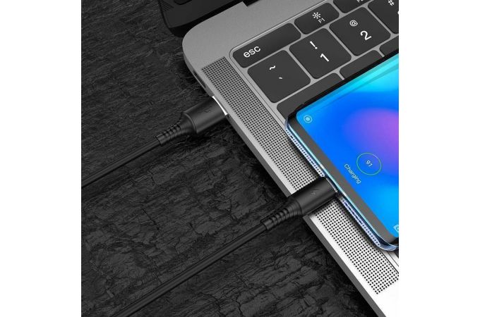 Кабель USB - USB Type-C BOROFONE BX47 (черный) 1м