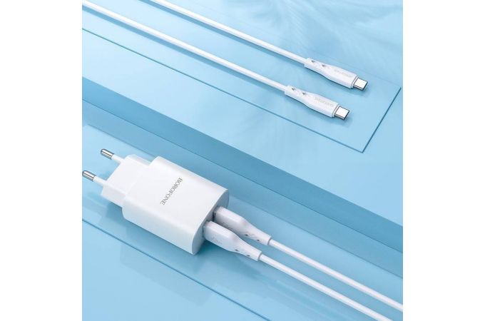 Кабель USB - USB Type-C BOROFONE BX48 (белый) 1м