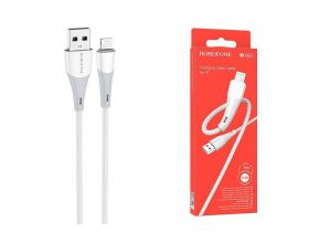 Кабель USB - Lightning BOROFONE BX60, 2,4A (белый) 1м