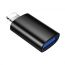 Переходник OTG Borofone BV26 Lightning штекер на USB гнездо USB2.0 (черный)
