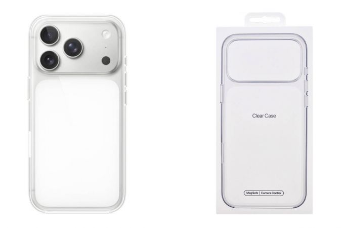 Чехол для iPhone 17 Pro (6,3) пластиковый Clear Case MagSafe (прозрачный) в упаковке ориг. 1:1