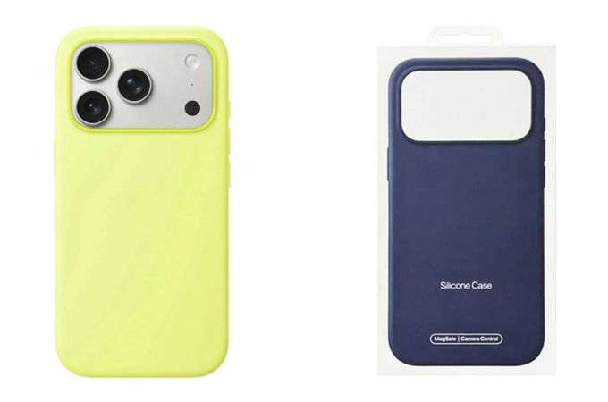 Чехол для iPhone 17 Pro (6,3) Silicone Case Soft Touch MagSafe Neon Yellow (неоновый желтый)
