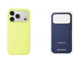 Чехол для iPhone 17 Pro Max (6,9) Silicone Case Soft Touch MagSafe Neon Yellow (неоновый желтый)