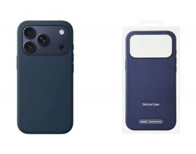 Чехол для iPhone 17 Pro Max (6,9) Silicone Case Soft Touch MagSafe Midnight (полуночный синий)