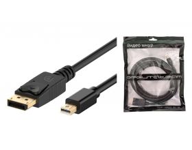 Кабель DisplayPort miniDP (M) --> DP (M) Орбита OT-AVW62 штекер miniDISPLAY PORT - штекер DISPLAY PORT 1м (v1.2)