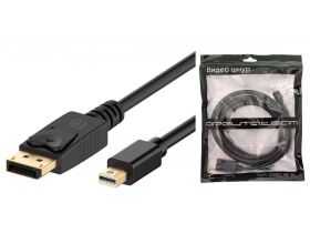 Кабель DisplayPort miniDP (M) --> DP (M) Орбита OT-AVW63 штекер miniDISPLAY PORT - штекер DISPLAY PORT 5м (v1.3)