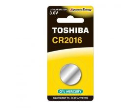 Батарейка литиевая Toshiba CR2016/1BL (цена за блистер 1 шт)
