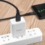 Кабель USB - USB Type-C HOCO X22, 5A (черный) 1м