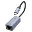 Переходник-адаптер HOCO UA37 Type-C ethernet (1000 Mbps) (серый)