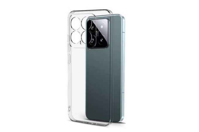 Чехол для Xiaomi Redmi 14C ультратонкий 0,3мм (прозрачный)