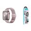 Ремешок для Apple Watch HOCO WA26 May series two-section double magnetic buckle milanese strap(42/44/45/49 мм) розовая роза