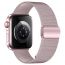 Ремешок для Apple Watch HOCO WA26 May series two-section double magnetic buckle milanese strap(42/44/45/49 мм) розовая роза