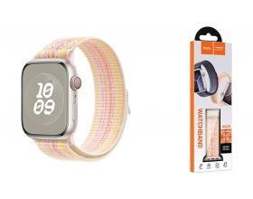 Ремешок для Apple Watch HOCO WA25 Original series nylon strap (38/40/41 мм) звездно-розовый