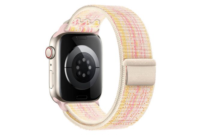 Ремешок для Apple Watch HOCO WA25 Original series nylon strap (38/40/41 мм) звездно-розовый