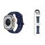 Ремешок для Apple Watch HOCO WA15 Flexible series 8-character buckle solid color silicone strap (42/44/45/49 мм) морская синева