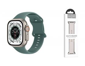 Ремешок для Apple Watch HOCO WA15 Flexible series 8-character buckle solid color silicone strap (42/44/45/49 мм) люцерна