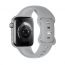 Ремешок для Apple Watch HOCO WA15 Flexible series 8-character buckle solid color silicone strap (38/40/41 мм) серый