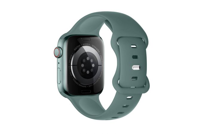 Ремешок для Apple Watch HOCO WA15 Flexible series 8-character buckle solid color silicone strap (38/40/41 мм) люцерна