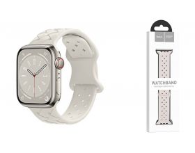 Ремешок для Apple Watch HOCO WA16 Flexible series bamboo pattern solid color silicone strap (38/40/41 мм) звездный