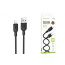 Кабель USB - Lightning BOROFONE BX113 2,4A (черный) 3м силиконовый
