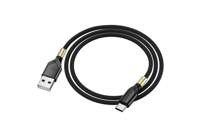 Кабель USB Type-C - USB Type-C BOROFONE BX92 Advantage 60W (черный) 1м