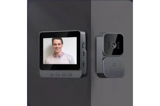 Видеозвонок беспроводной Smart Home Video Doorbell (черный)