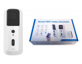 Видеозвонок беспроводной Wi-Fi Home Video Doorbell (белый)