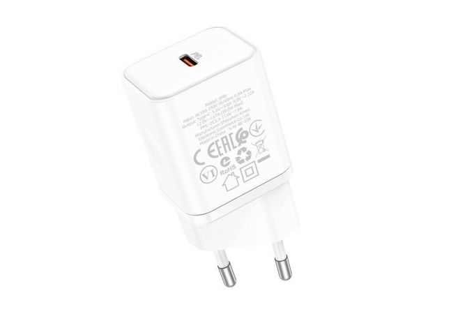 Сетевое зарядное устройство USB-C BOROFONE BN6 Field PD20W (белый)