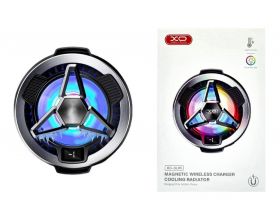 Игровой кулер XO SL05 Magnetic suction heat sink with universal clip, temperature display, and wireless charging function
