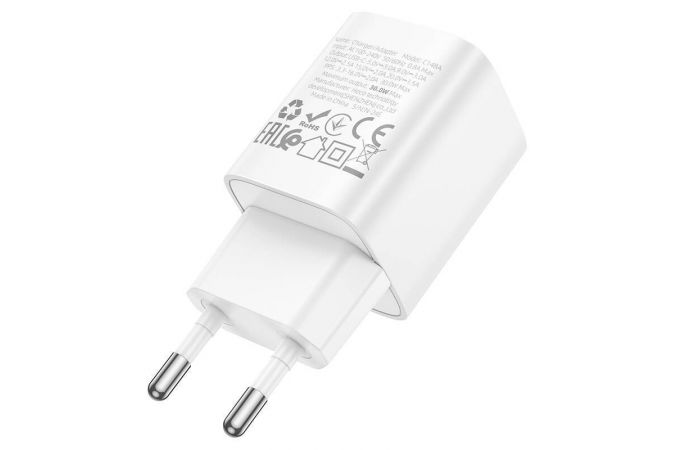 Сетевое зарядное устройство USB-C HOCO C148A PD 30W (белый)