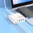 Сетевое зарядное устройство 4USB + USB-C HOCO C114A Vision PD65W Fast Charging 3.0 (белый)
