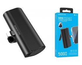 Универсальный дополнительный аккумулятор Power Bank BOROFONE BJ35 Pocket power bank(Type-C) (5200 mAh) (черный)