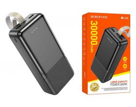 Универсальный дополнительный аккумулятор Power Bank BOROFONE BJ33B Creed power bank (30000 mAh) (черный)