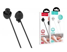 Наушники вакуумные проводные HOCO M56 Audio dream universal earphones with mic (черный)