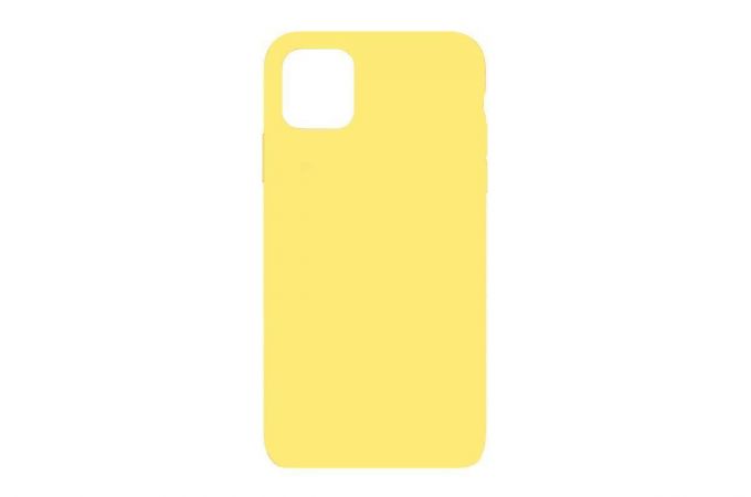 Чехол для iPhone 14 (6,1) Silicone Case Soft Touch (желтый)