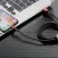 Кабель USB - Lightning BASEUS Cafule, 2А (серый+черный) 3м