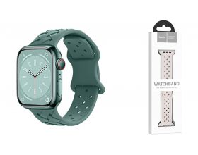Ремешок для Apple Watch HOCO WA16 Flexible series bamboo pattern solid color silicone strap (42/44/45/49 мм) люцерна