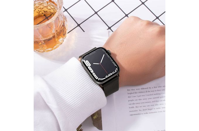 Ремешок для Apple Watch HOCO WA03 Simple серия beauty ремешок из миланской стали (38/40/41  мм) графит