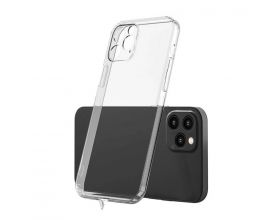 Чехол силиконовый для iPhone 14 (6,1) с заглушками тонкий (прозрачный)