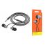 Наушники вакуумные проводные BOROFONE BM70 Rich sound (серый)
