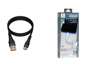 Кабель USB - USB Type-C MARK DR-25 черный