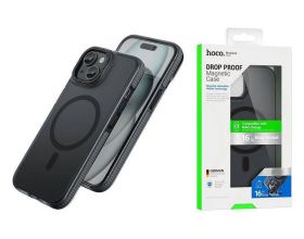 Чехол для телефона iPhone 15 Plus HOCO Lord magnetic case тонкий (черный) (AS2)