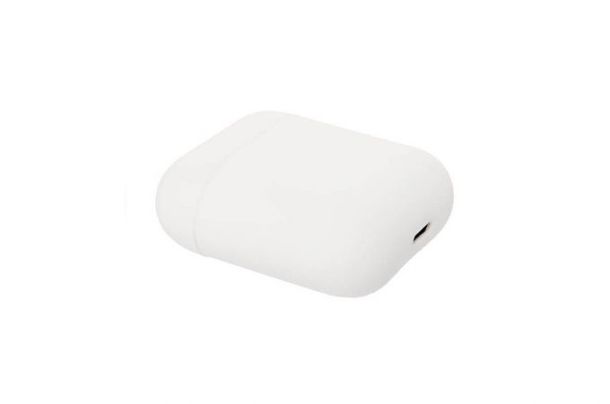 Чехол для наушников Soft-Touch AirPods (белый)