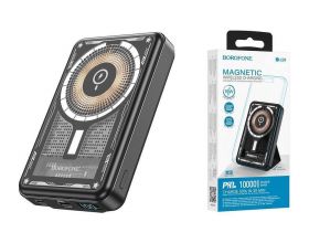 Универсальный дополнительный аккумулятор Power Bank BOROFONE BJ29 Discovery Edition PD20W magnetic (10000 mAh) (черный)