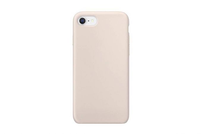 Чехол для iPhone 7/8 Silicone Case Soft Touch (слоновая кость) 11