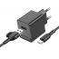 Сетевое зарядное устройство USB + кабель Type-C BOROFONE BAS11A Erudite (черный)