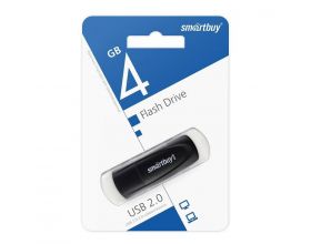 Флешка USB 2.0 SmartBuy 4 GB Scout Black (черный) (SB004GB2SCK)